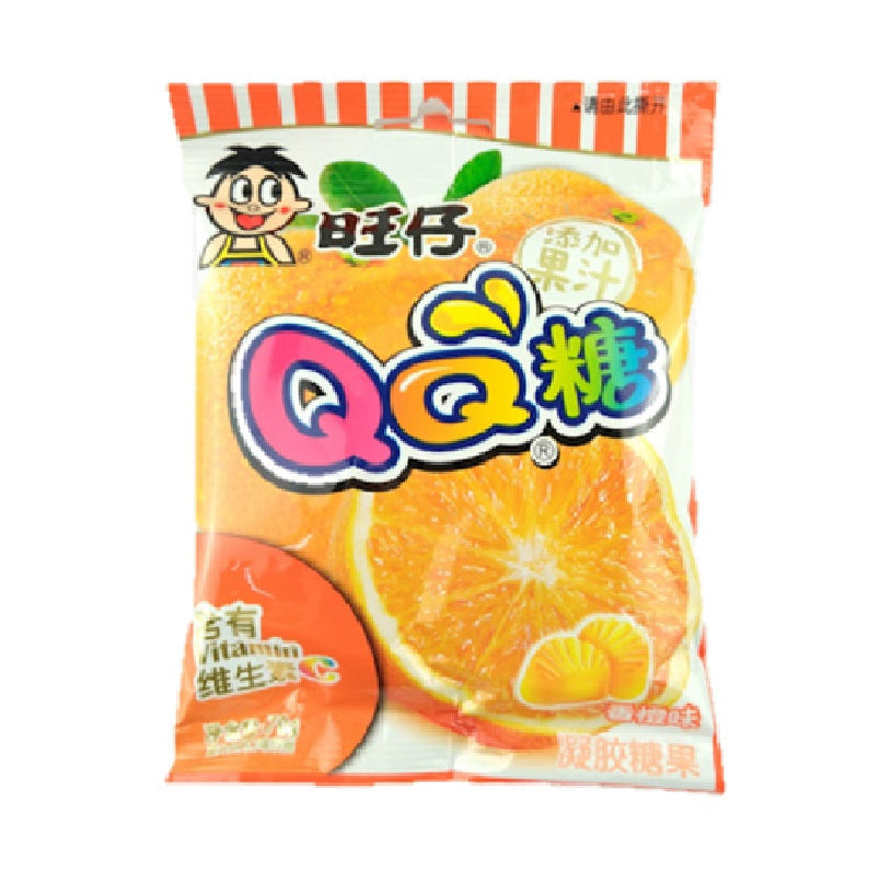Wangzai QQ Gummy Candy Orange Flavor 70g