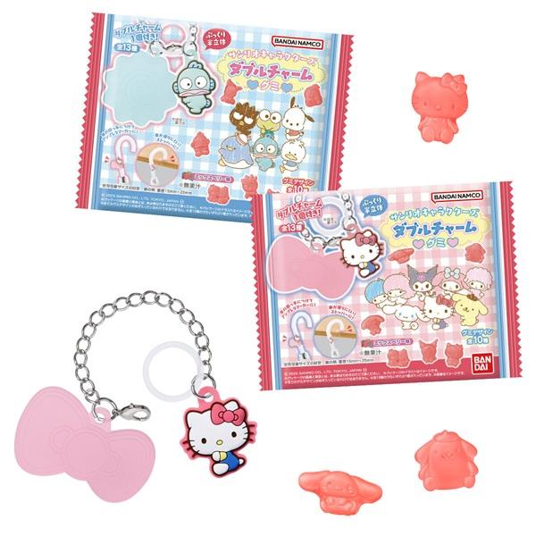 BANDAI Sanrio Double Charm & Gummy 26g