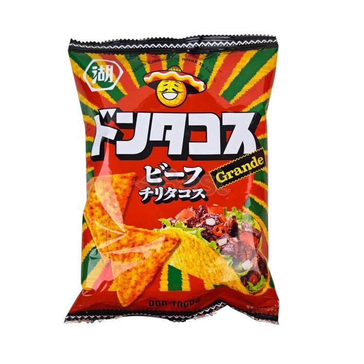 Koikeya BEEF chilli Taco Snacks 57g