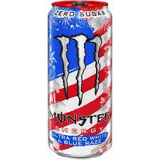 Monster Ultra Red White & Blue Razz 473ml