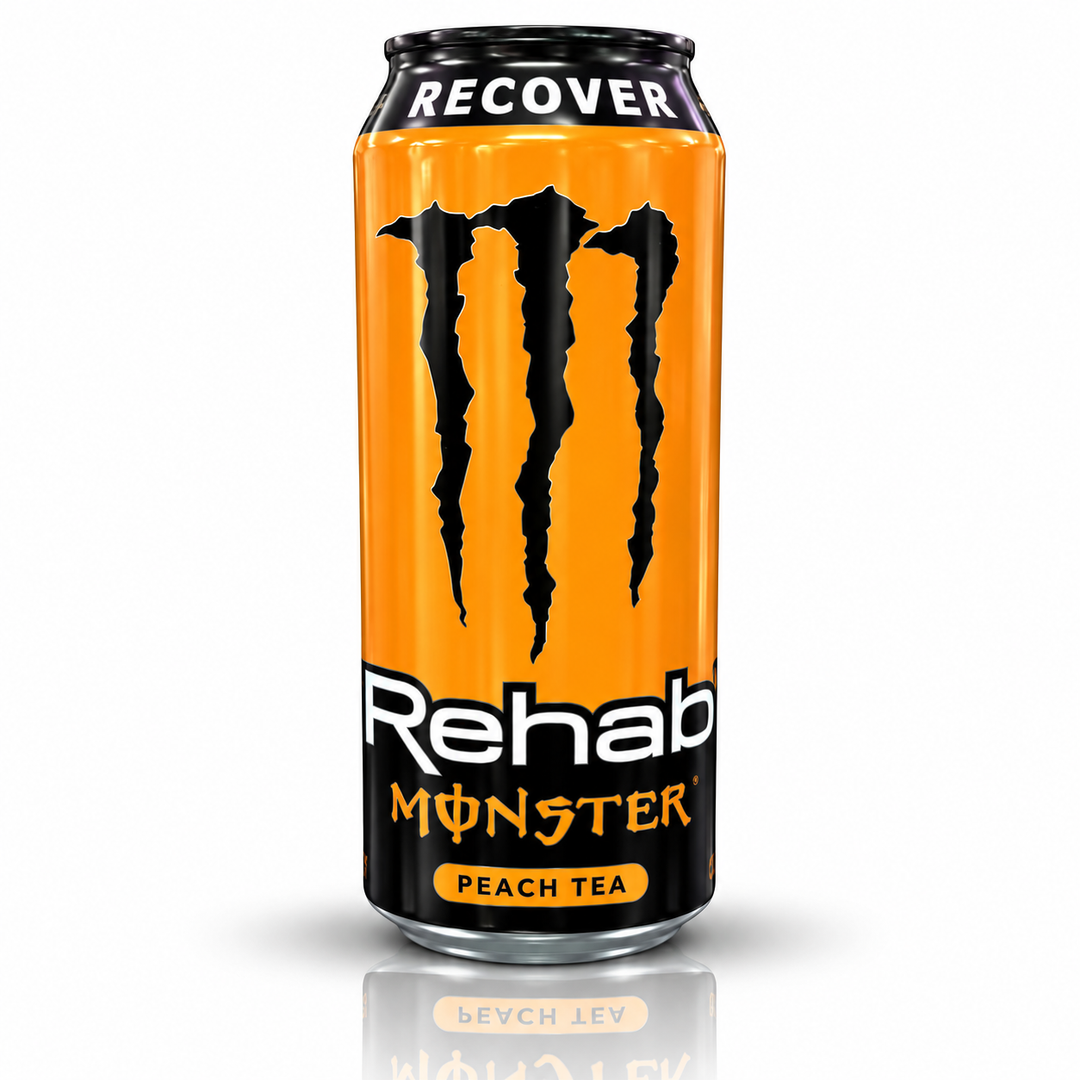 Monster Energy Rehab Peach Tea 4g suger 458ml