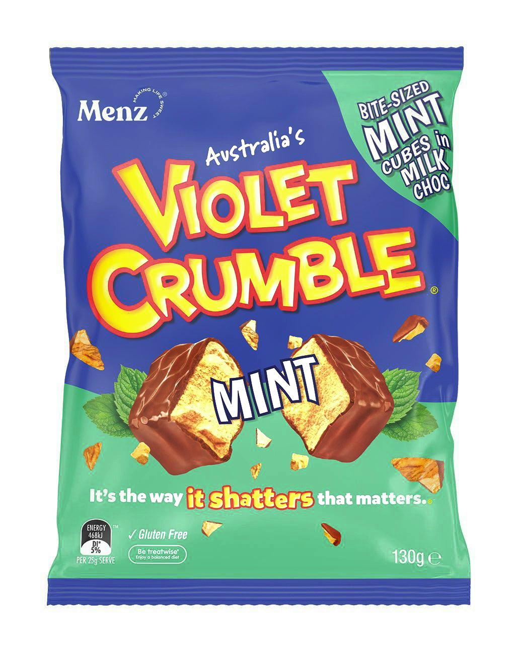 Violet Crumble Mint Bag 150g