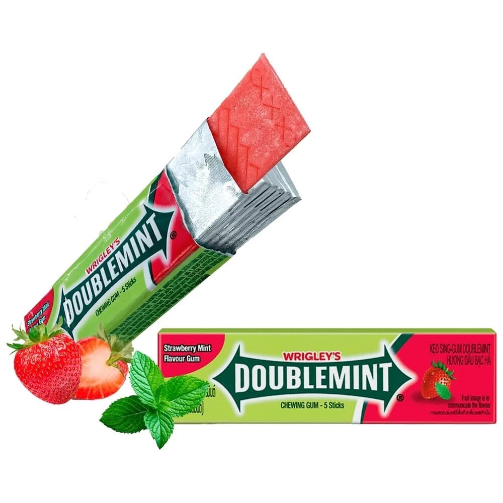 Doublemint strawberry Gum 10g