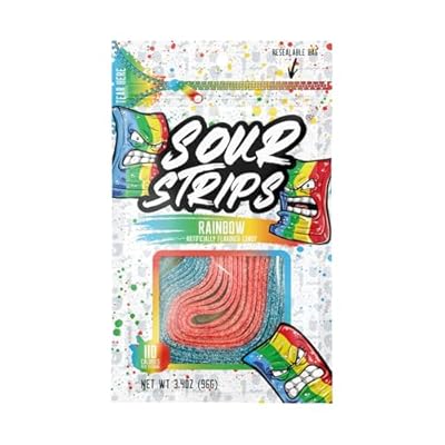 Sour strips Rainbow 96g