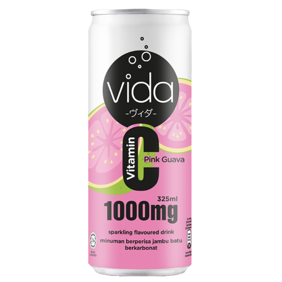 Vida Vitamin C 1000mg Pink Grape Fruit 325ml