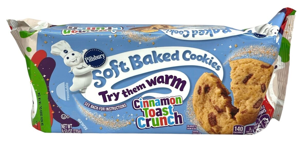 PILLSBURY Soft Baked Cookies Cinnamon Toast Crunch 270g