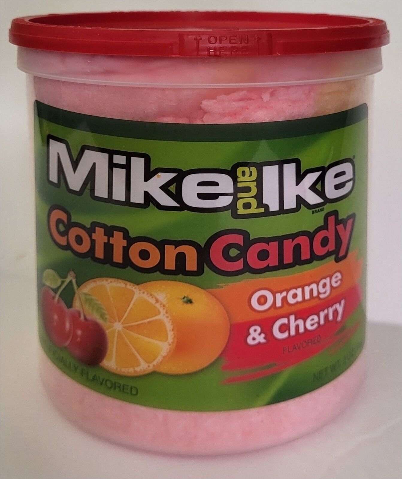 Mike and Ike Cotton Candy Tub Orange & Cherry 56g