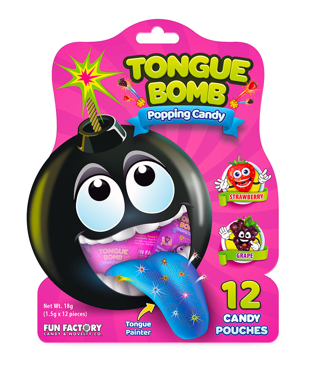 TOUNGE BOMB POPPING CANDY 18g