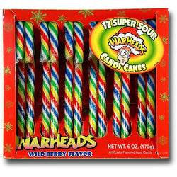 Warheads sour candy canes 170g