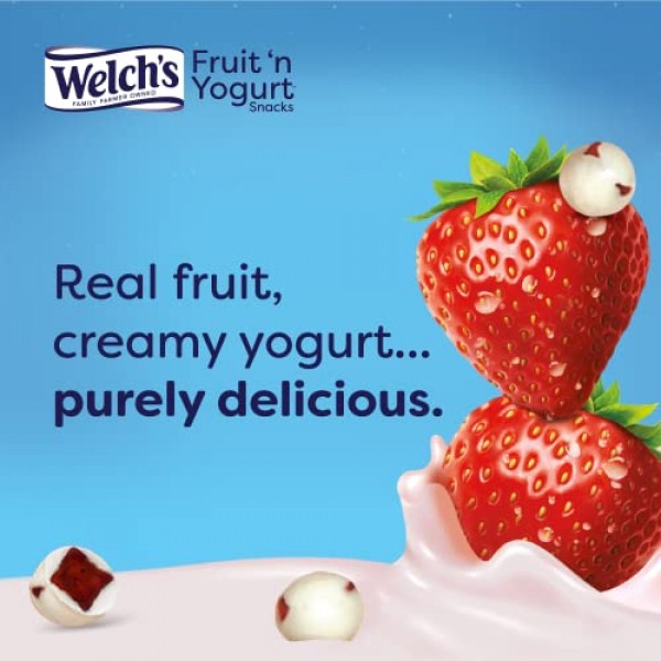 WELCH'S Fruit'n yoghurt snacks Strawberry 51g