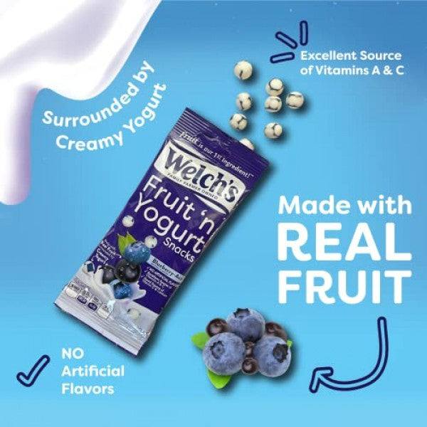 WELCH'S Fruit'n yoghurt snacks Blueberry-Acai 51g