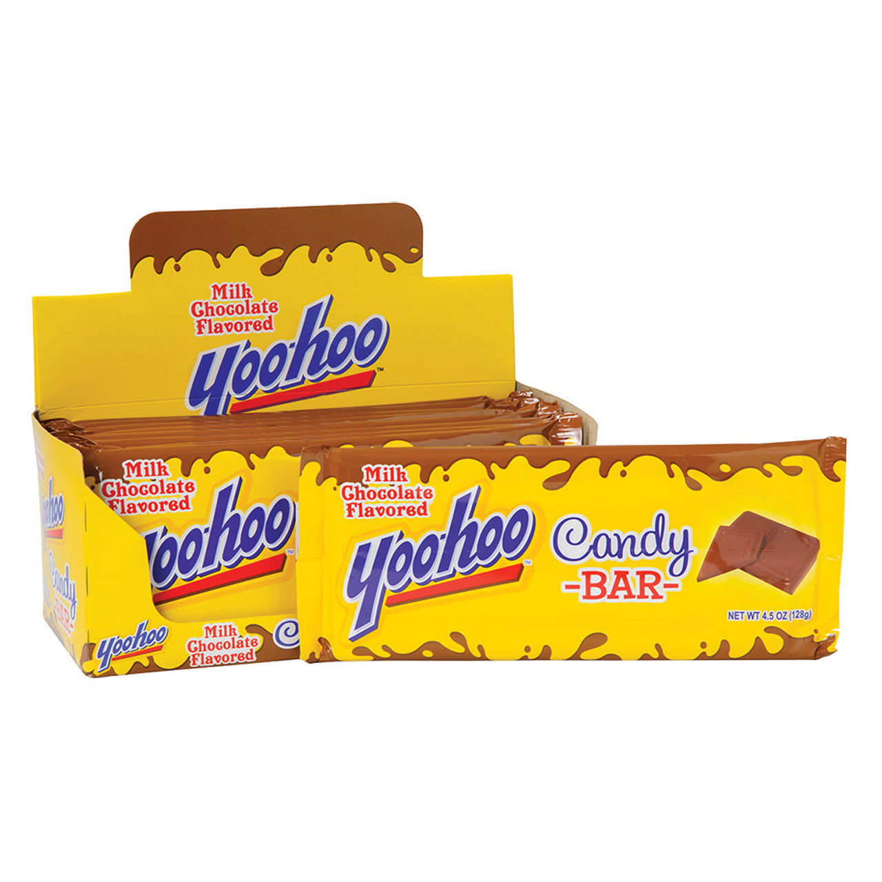 YOOHOO Milk Chocolate Flavoured Candy Bar 128g