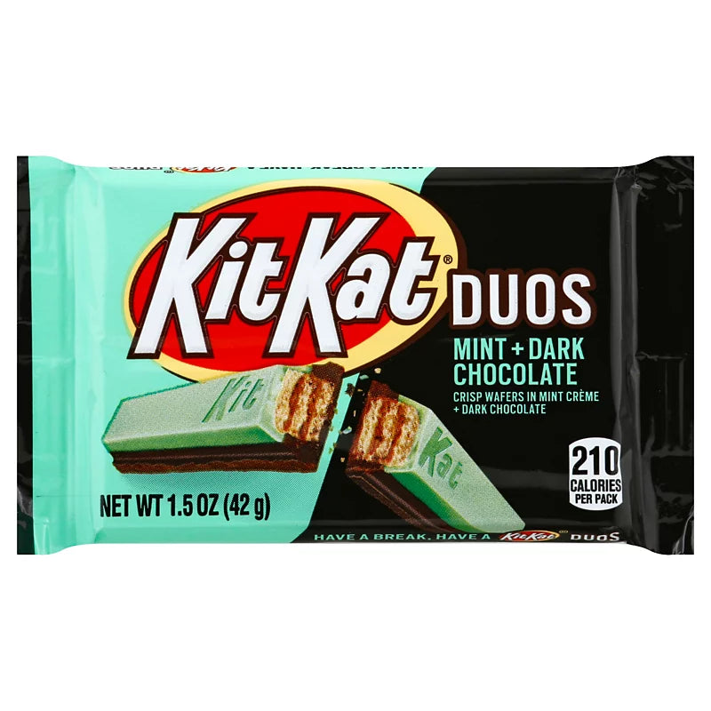 KITKAT Duos Mint+Dark Chocolate King Size 85g