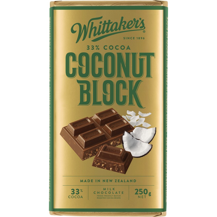 Whittakers Coconut Block 250g