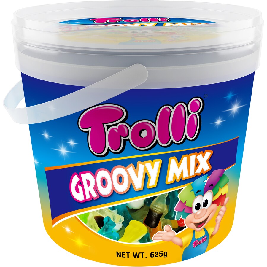 TROLLI Groovy Mix Bucket 625g