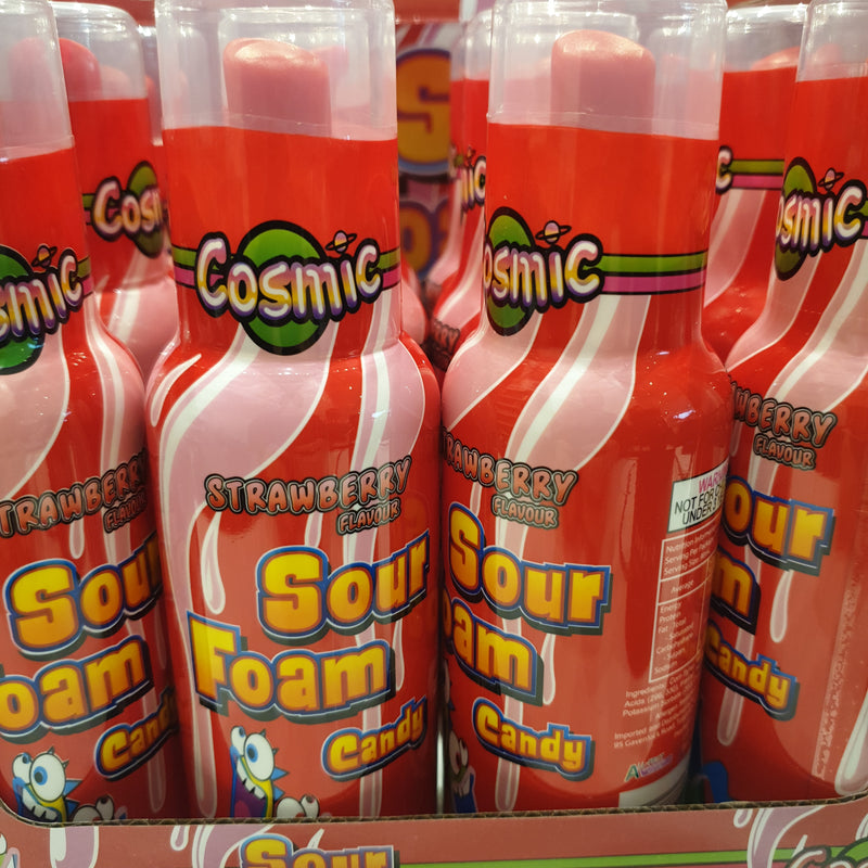 Cosmic sour foam candy