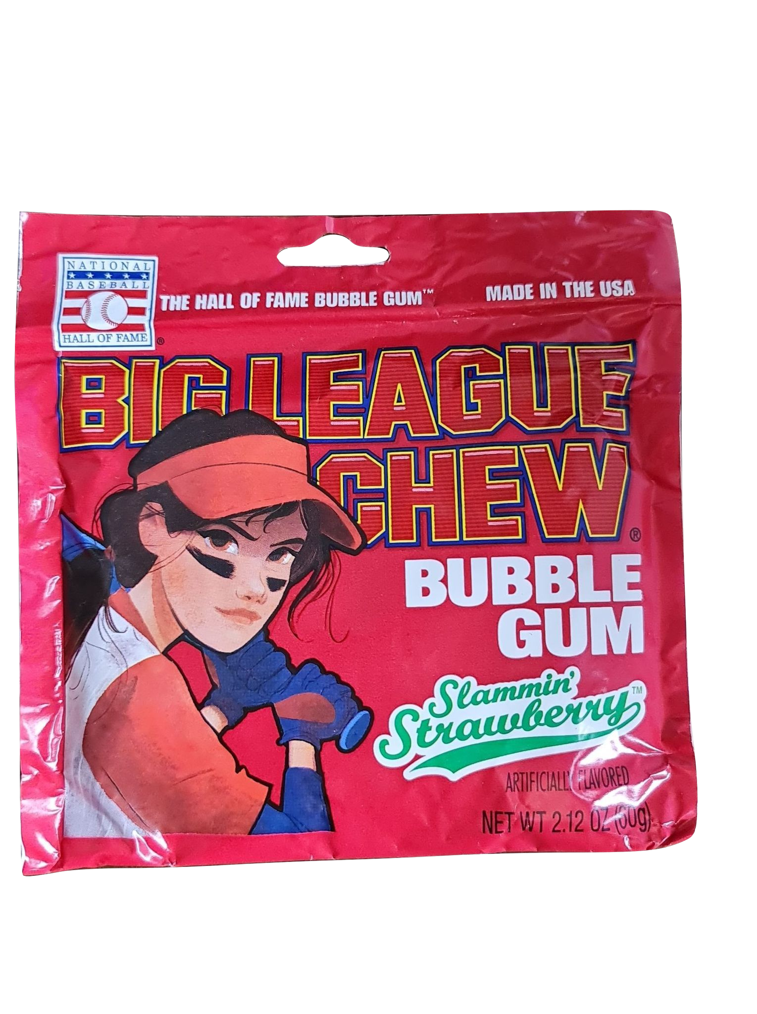 BIG LEAGUE CHEW Bubble Gum Strawberry 60g