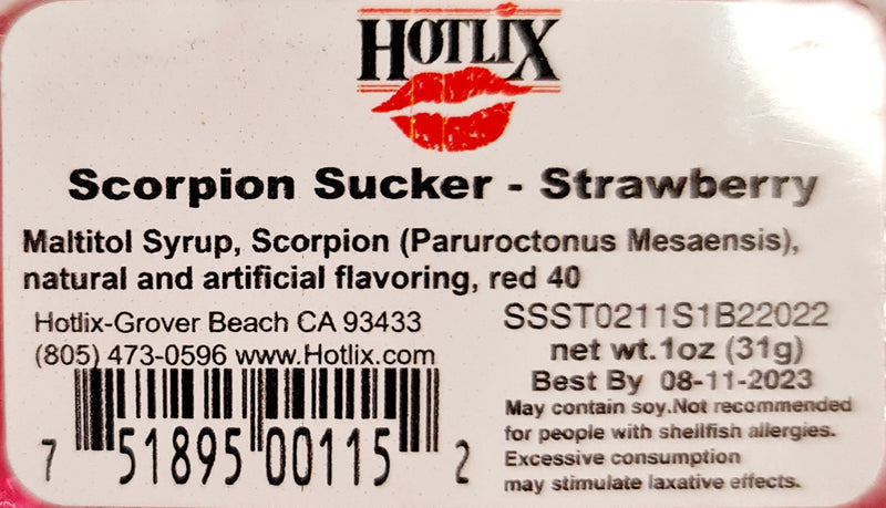 HOTLIX SCORPION SUCKER Strawberry 31g