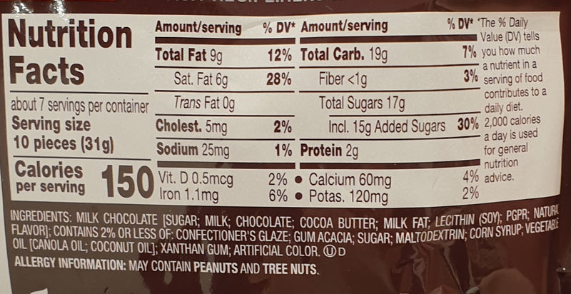 HERSHEY'S Milk Drops 215g