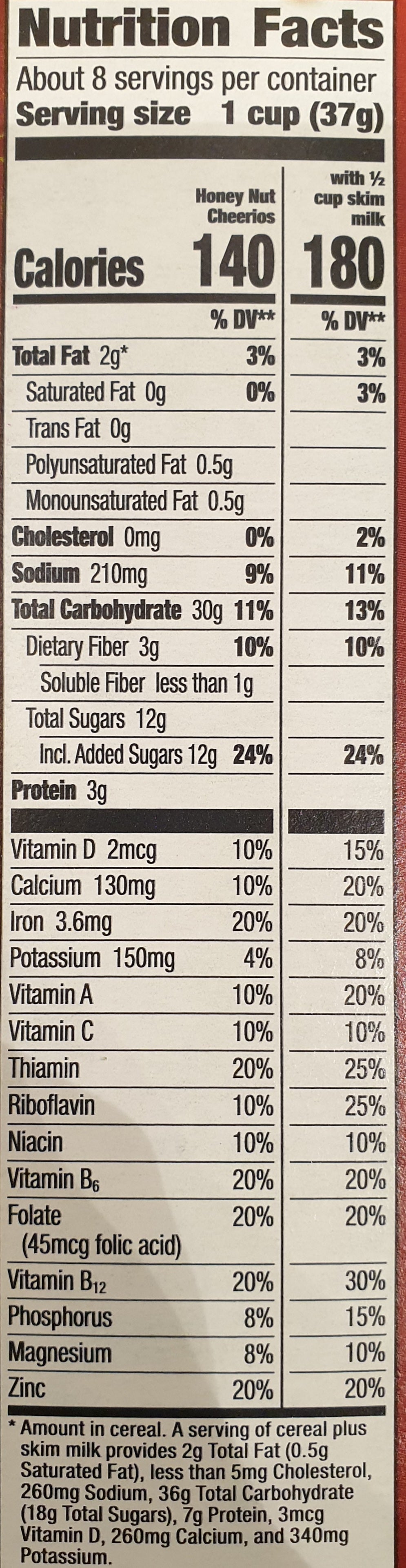 CHEERIOS Honey Nut 306g