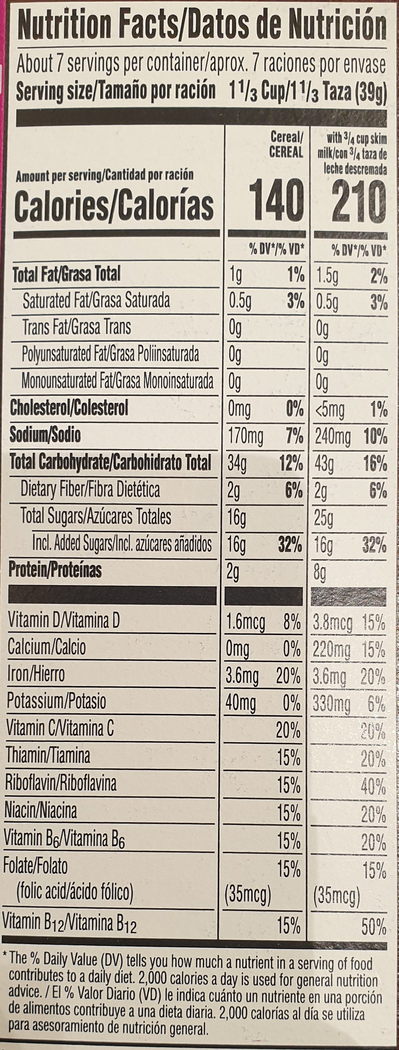 KELLOGG'S Froot Loops with Marshmallows Cereal 297g