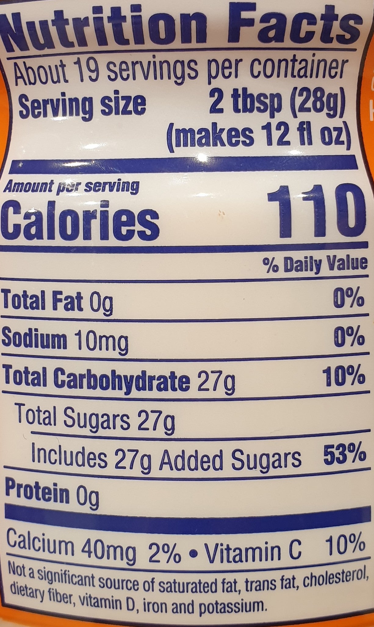 KOOL AID Orange Tub 538g