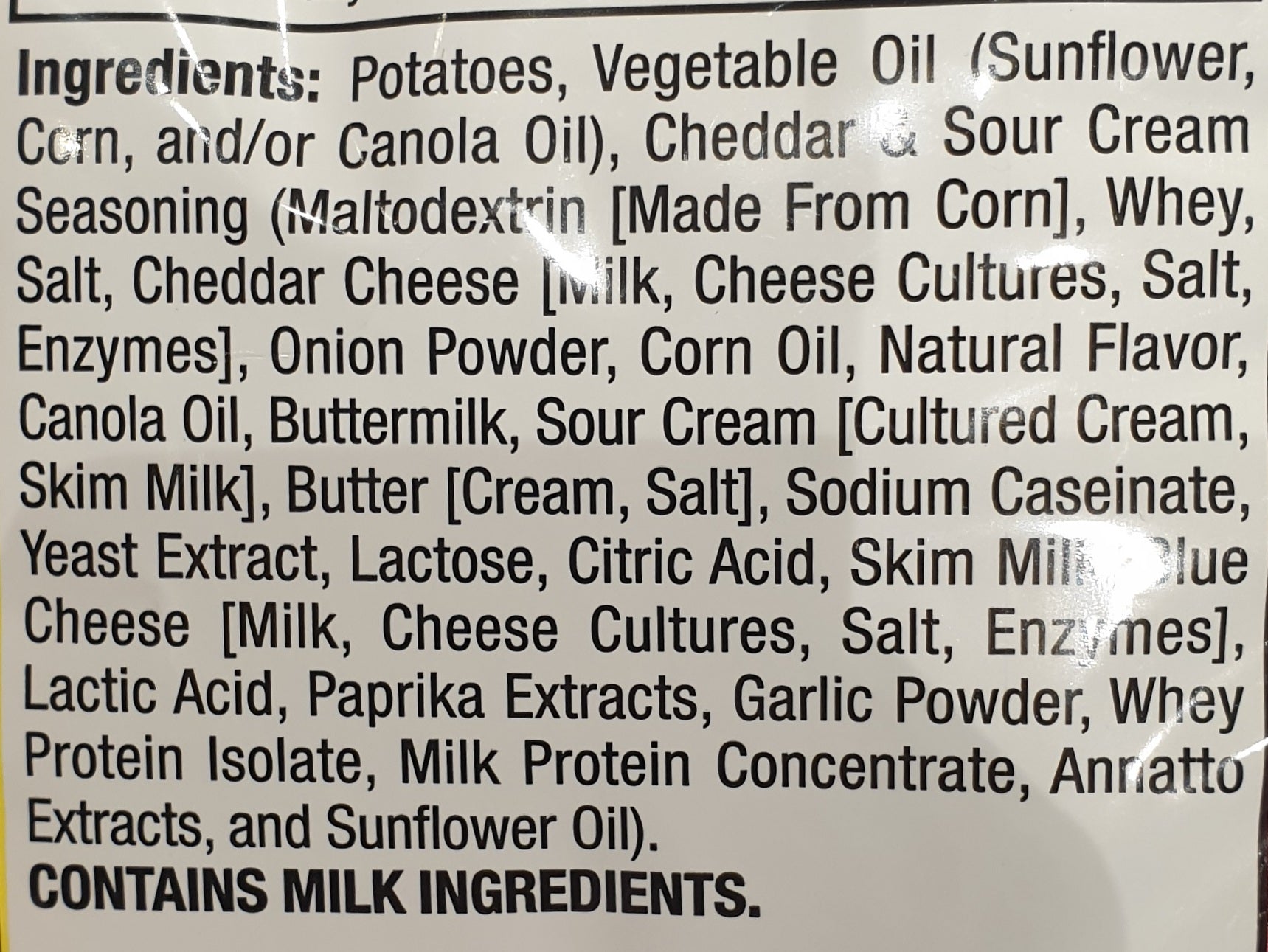 LAY'S Cheddar & Sour Cream Flavored 184.2g