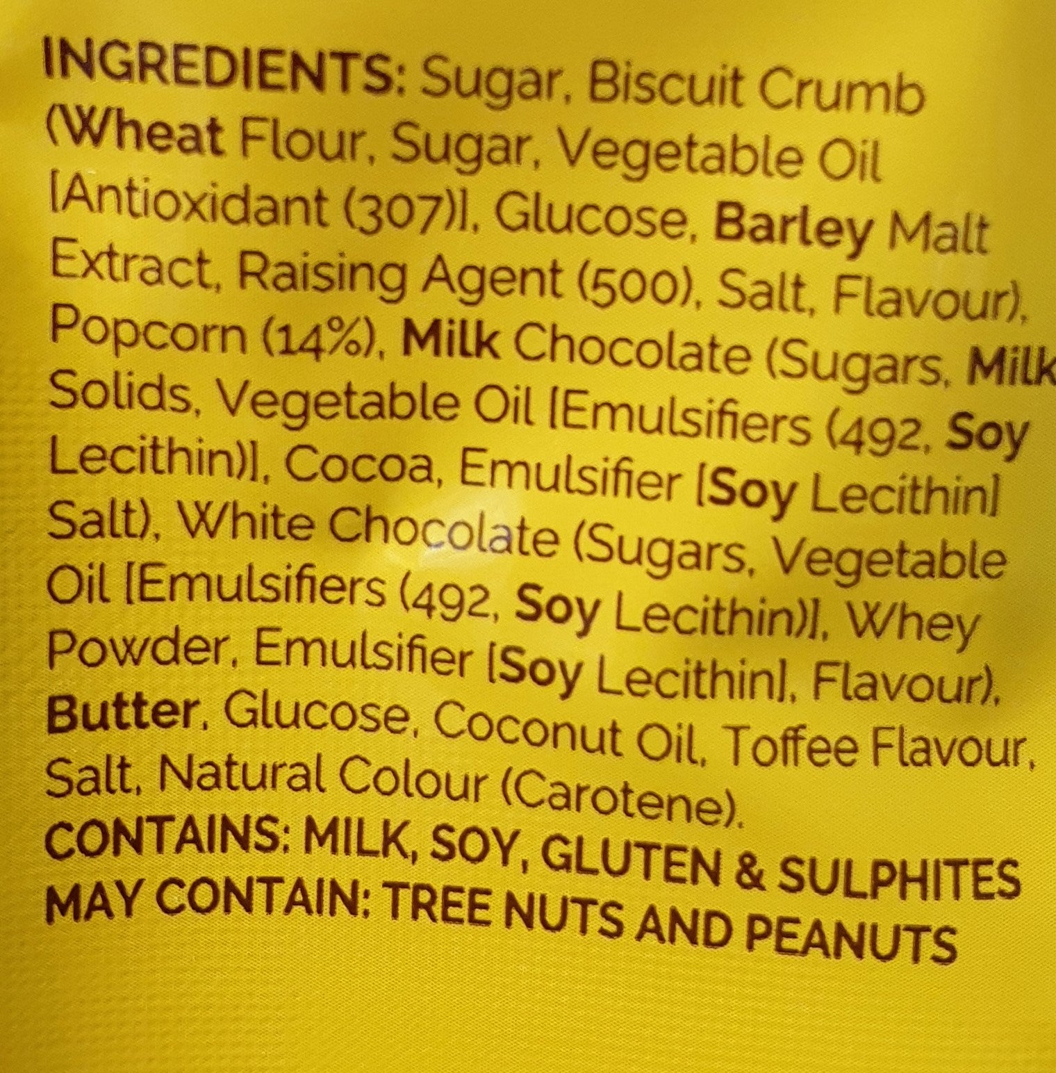 Marvels Golden Gaytime Popcorn 100g