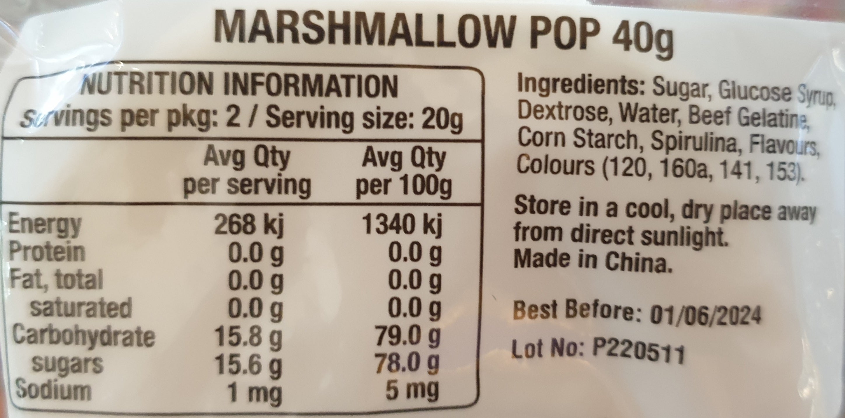 Skull Marshmallow Pop 40g