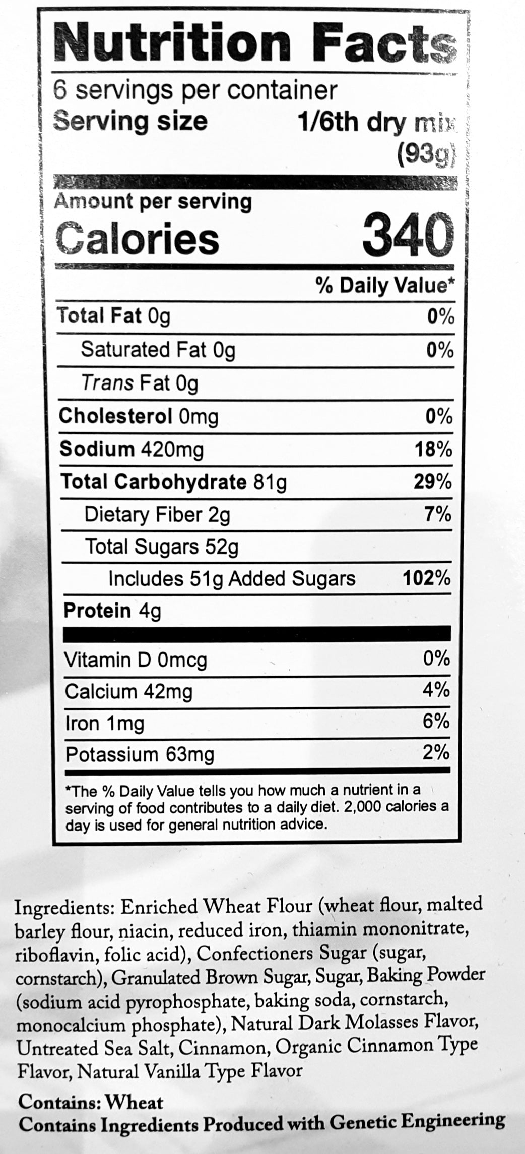 STONEWALL KITCHEN Cinnamon Bun Mix 556g