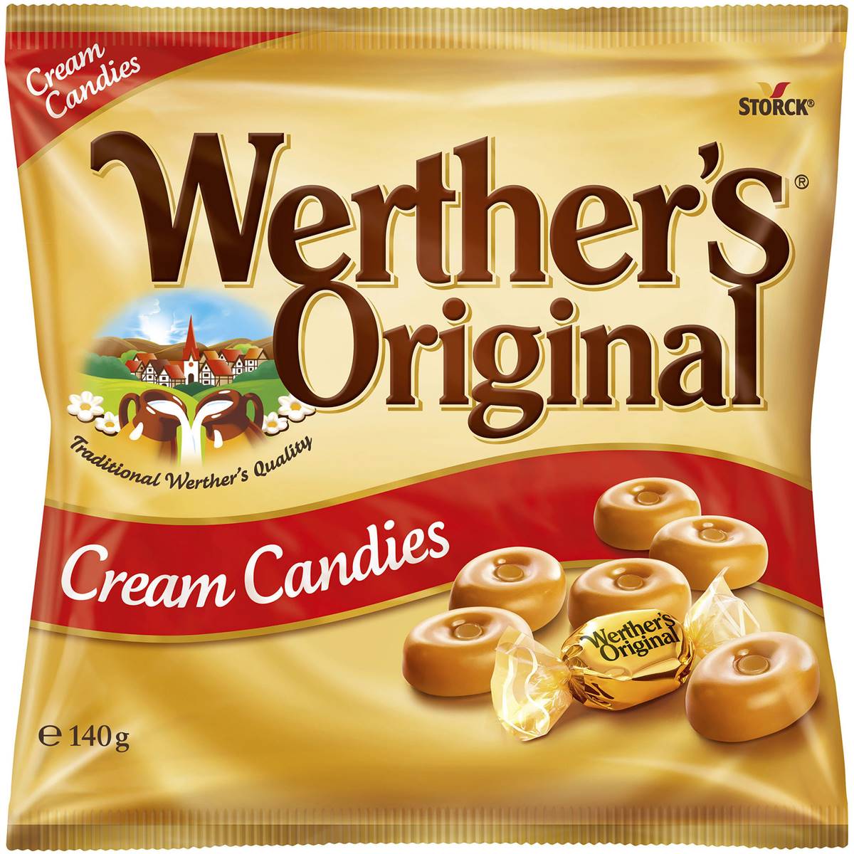 WERTHER'S CREAM CANDIES 140g