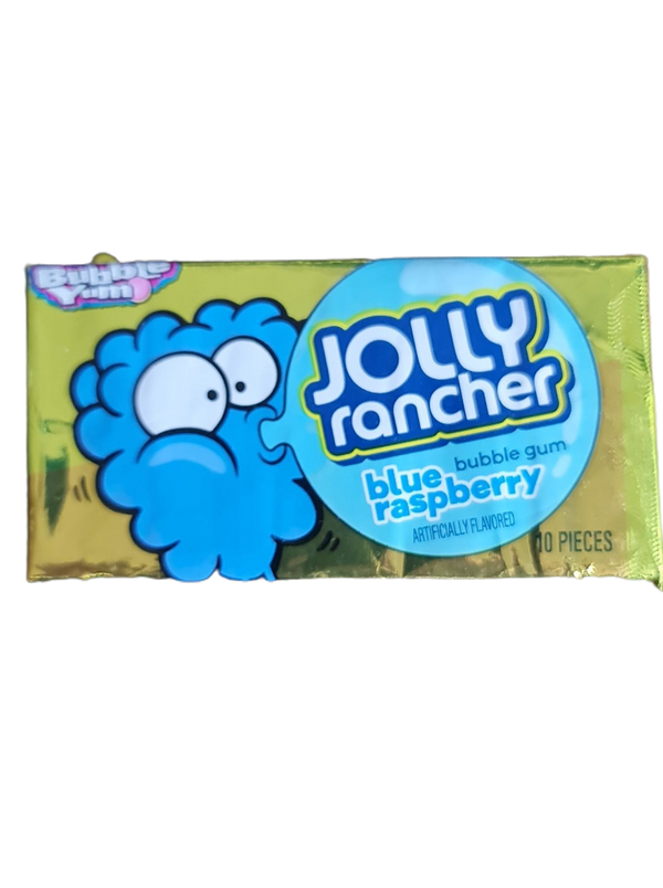 Bubble Yum Jolly Rancher Blue Raspberry Bubblegum 10 pieces