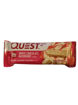 Quest protein bar white chocolate raspberry 60g