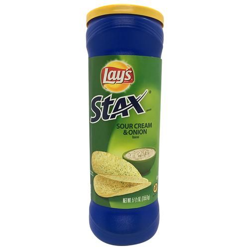 LAY'S STAX Sour Cream & Onion 156g