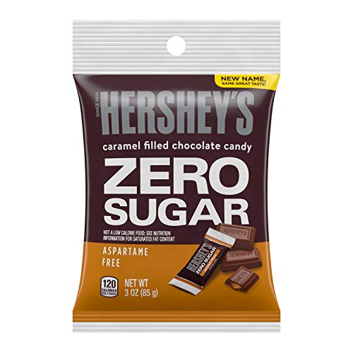 HERSHEY'S Zero Sugar Caramel Filled Milk Chocolate 85g