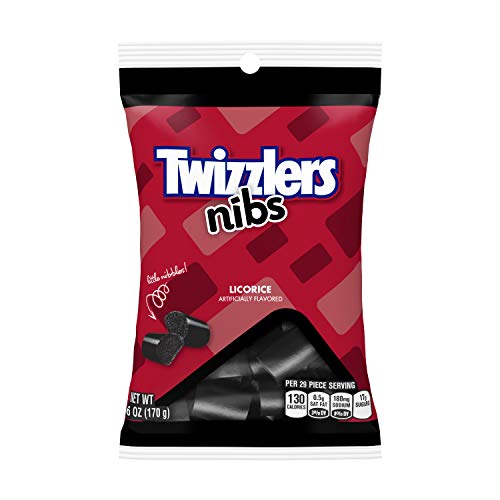 TWIZZLERS Nibs Liquorice 170g