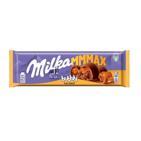 MILKA BUBBLY CARAMEL 250G