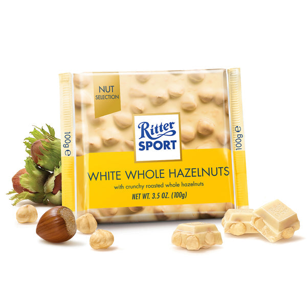 RITTER SPORT White Whole Hazelnut 100g