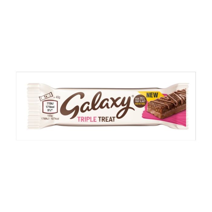 GALAXY Triple Treat Fruit Nut & Chocolate 40g