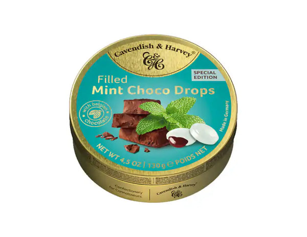 CAVENDISH & HARVEY Filled Mint Choco Drops 130g