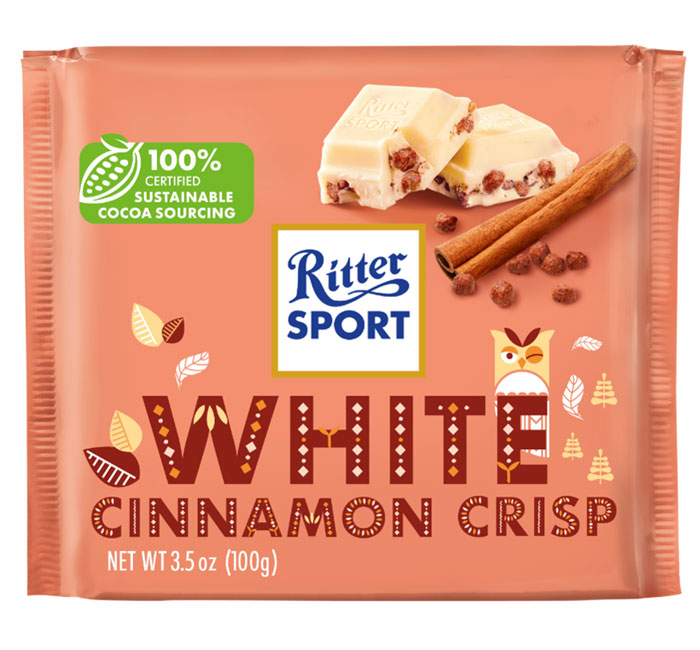 RITTER SPORT White Cinnamon Crisp