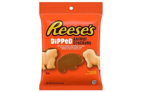 REESE'S DIPPED ANIMAL CRACKERS 120G