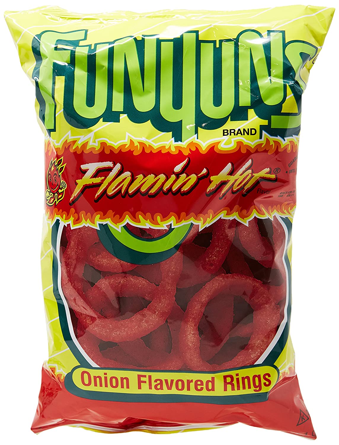 FUNYUNS Flamin Hot Onion Flavored Rings 163.0g