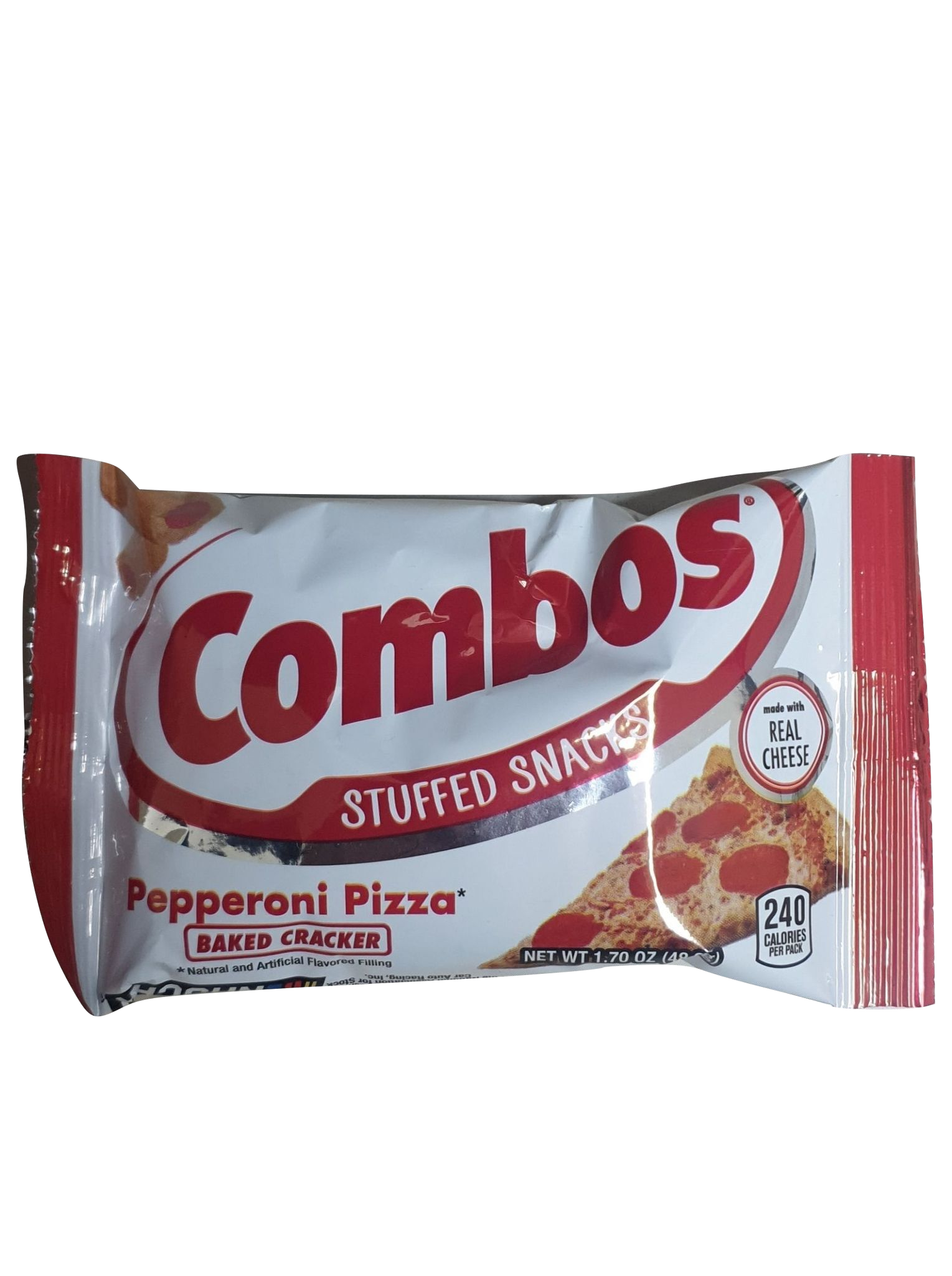 COMBOS Stuffed Snack Pepperoni Pizza Baked Cracker 48.2g