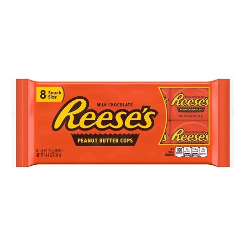 REECE'S Peanut Butter Cups 8 Pack 124g