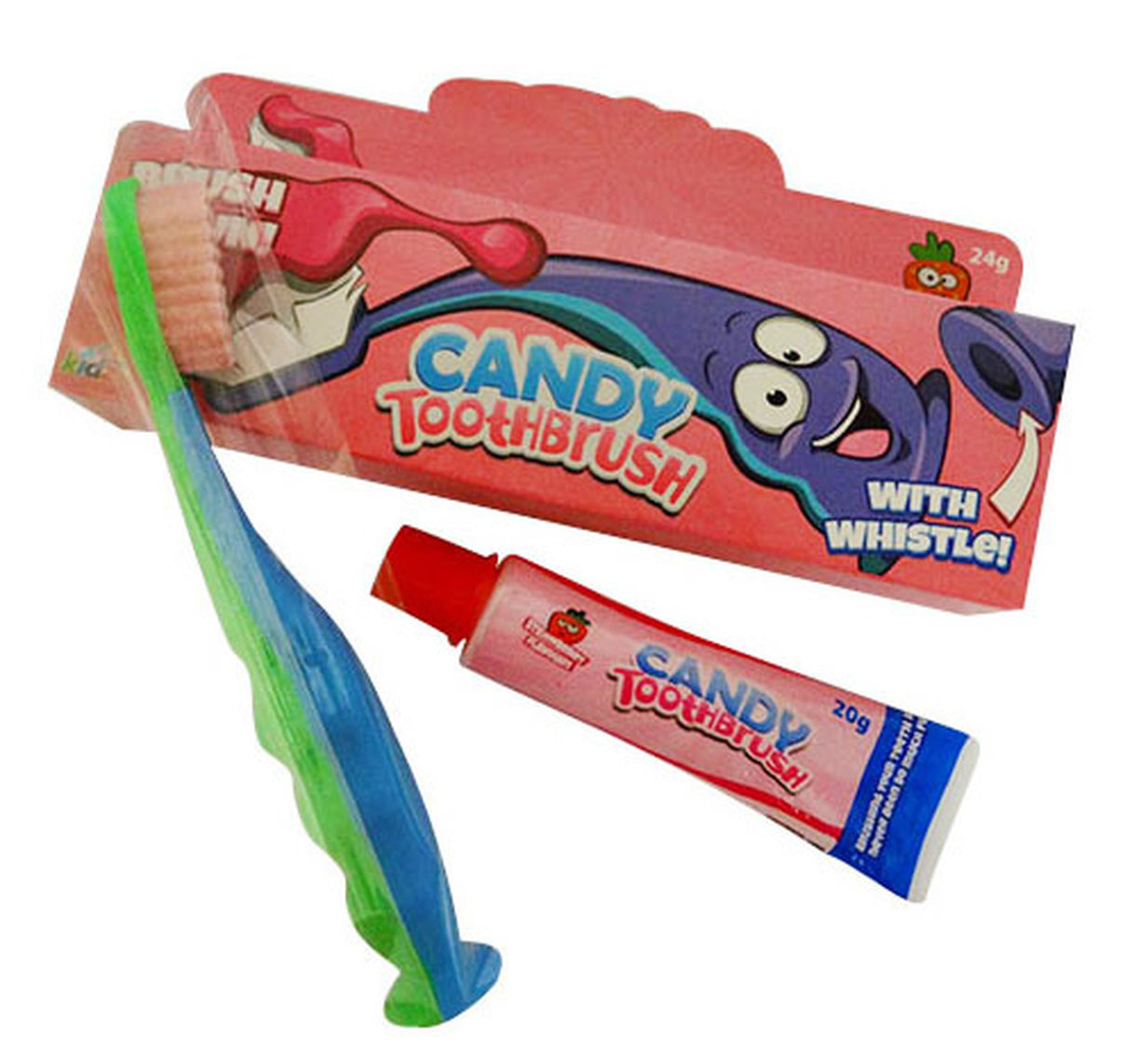 Candy Toothbrush Strawberry Flavour  24g
