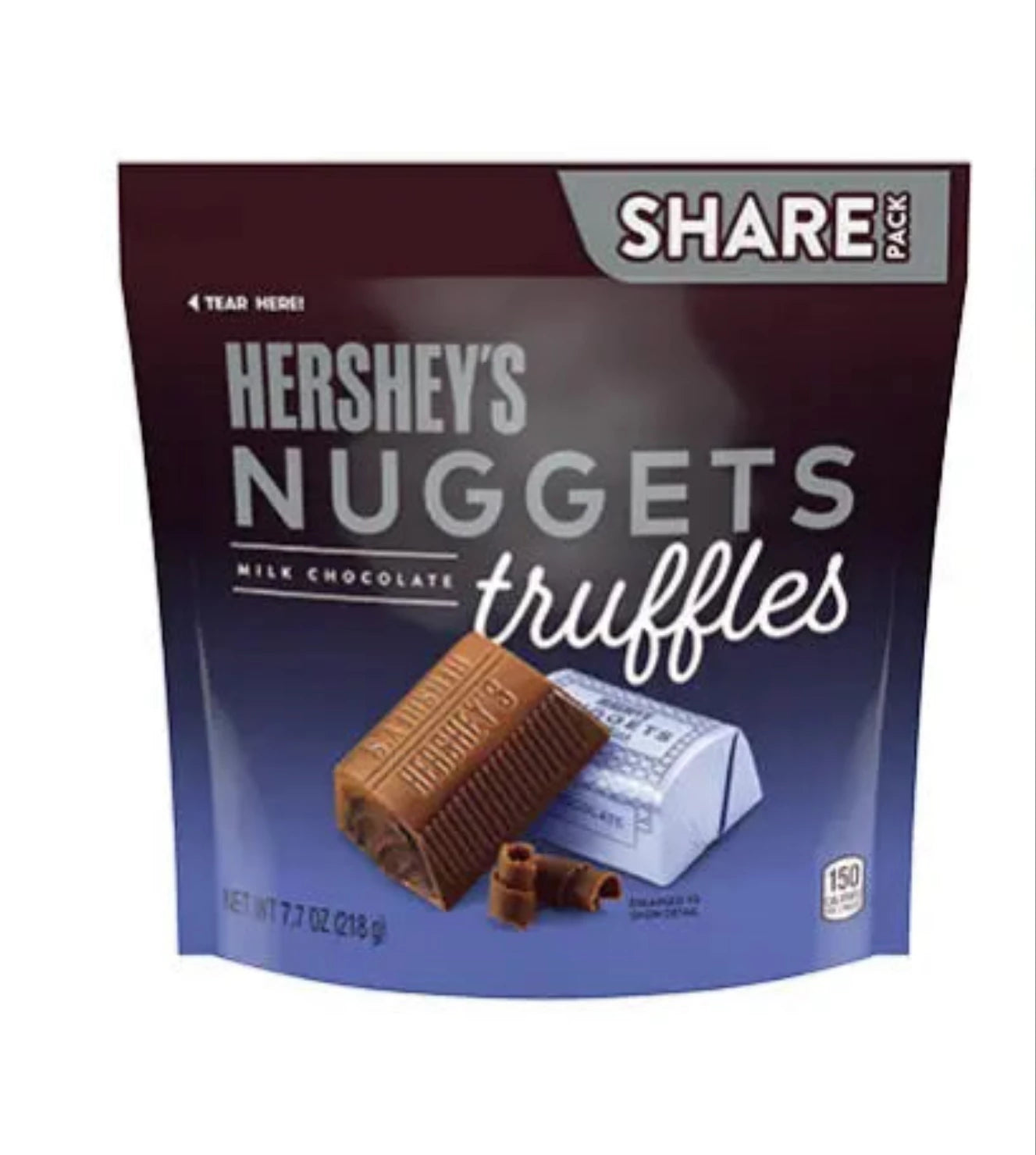 HERSHEY'S NUGGETS TRUFFLES MILK CHOCOLATE 218G