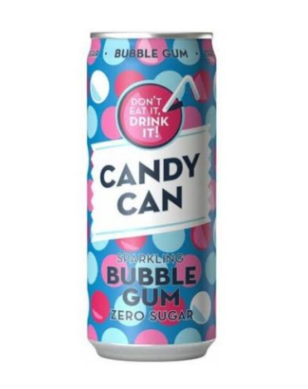 Candy Can Sparkling Bubble Gum 330ml