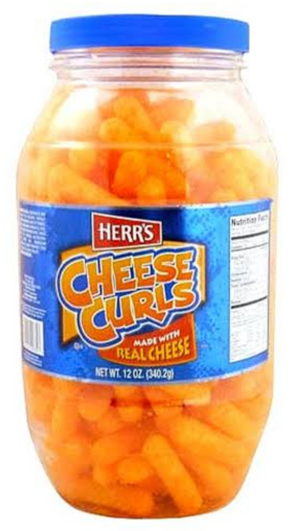 Herr's cheese curls 340g