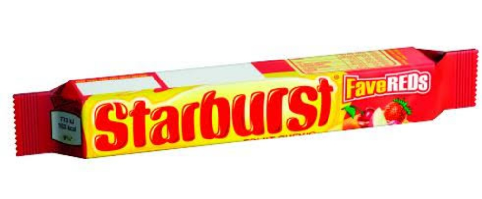 Starburst Fruit Chews Fave Reds 45g